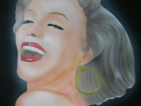 Marilyn Monroe airbrush Lochem.